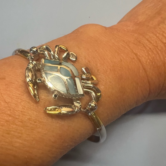 KOVEL Convertible 925/14K Bracelet With Crab Topper NEW - Picture 2 of 11